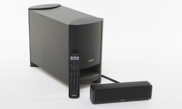 how to turn on bose cinemate without remote control
