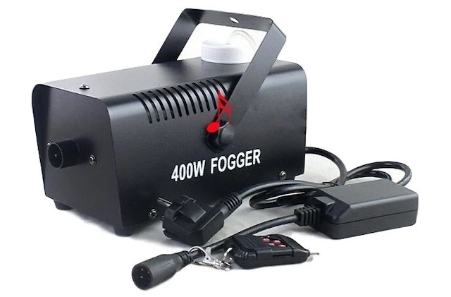how to use a fog machine without remote