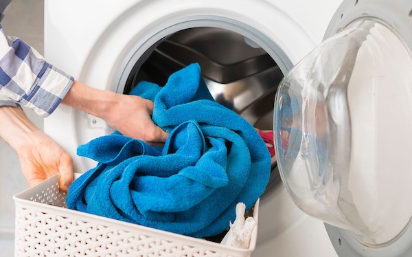 how to wash towel with vinegar in front loader