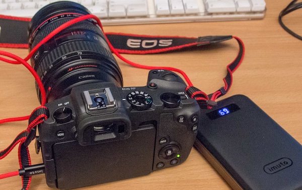 how to charge canon camera without charger