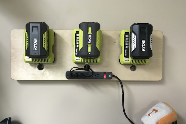 how to charger ryobi 40V battery without charger